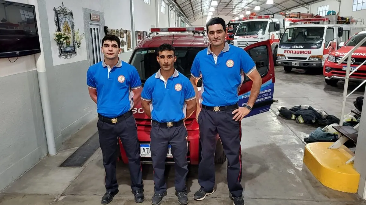 Bomberos de Bolívar viajan a Villa Gesell
