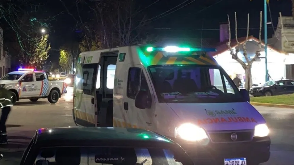 Una menor de edad hospitalizada tras una colisión en zona céntrica