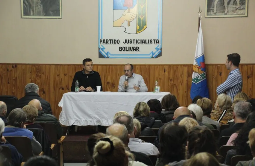 Marcos Pisano y Bali Bucca encabezaron un multitudinario encuentro en la sede del PJ