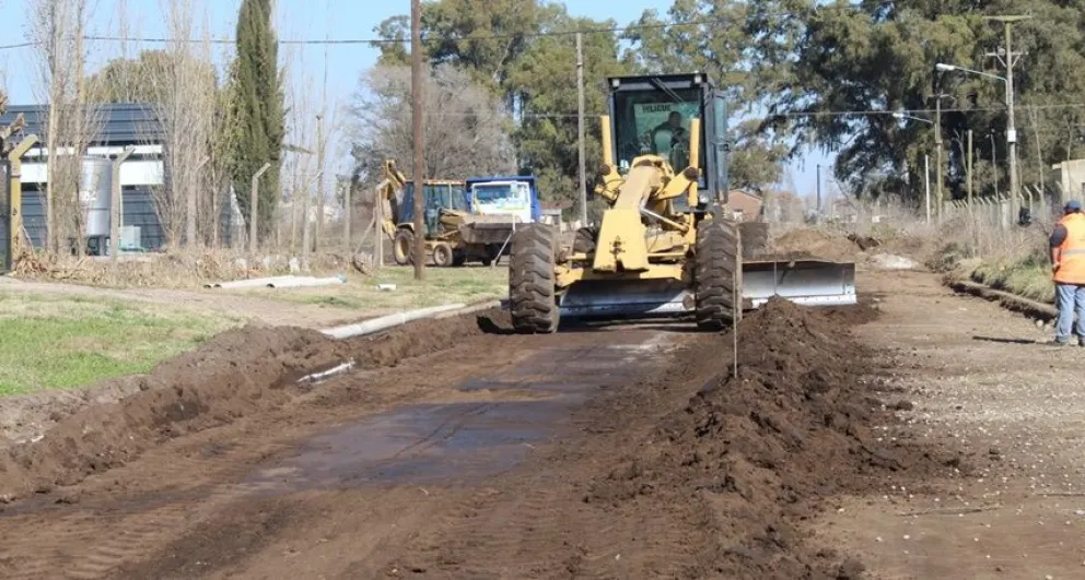 Anunciaron trabajos de hormigonado en las calles del Parque Industrial de Bolívar