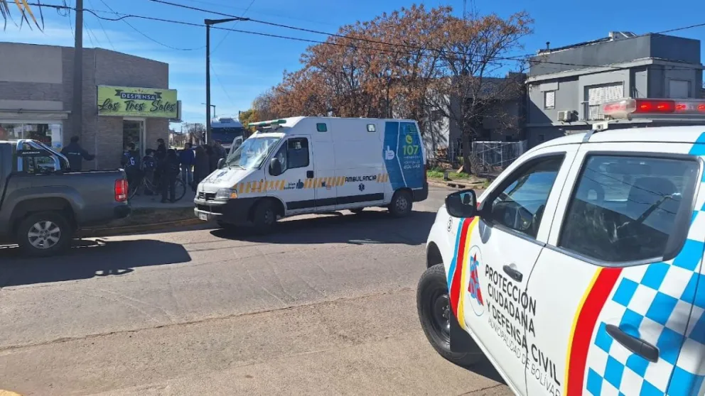 Un menor de edad hospitalizado tras un accidente en Fabrés García y Las Heras