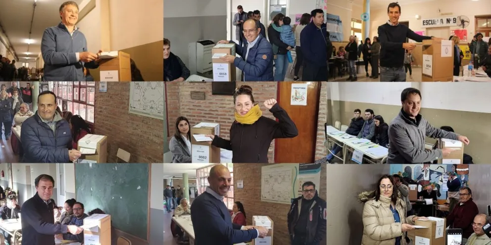 Qué declararon los precandidatos a intendente luego de ejercer su voto