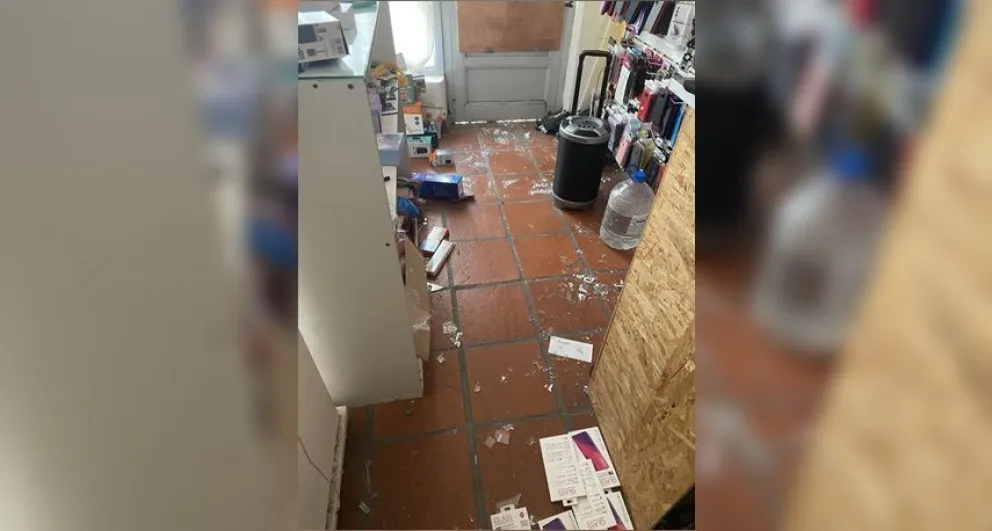 Entraron a robar a un comercio y se llevaron cerca de un millón de pesos en mercadería