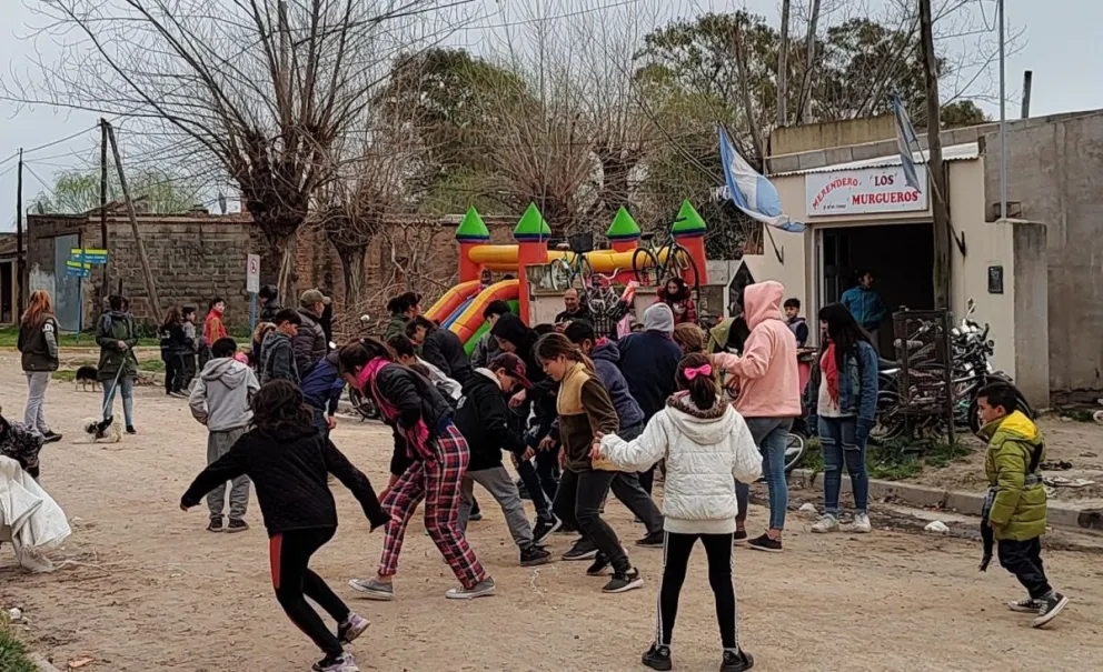 Así se vivió el Día de la Niñez en un merendero y un comedor de Bolívar: "Vinieron muchos chicos"