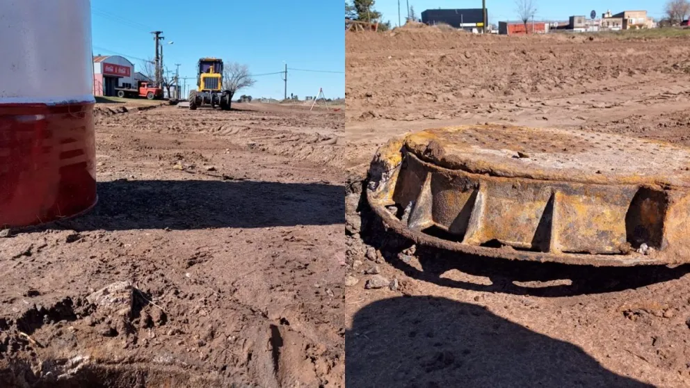 La empresa que realiza la obra de colectoras rompió una cámara de cloacas: qué pasó después