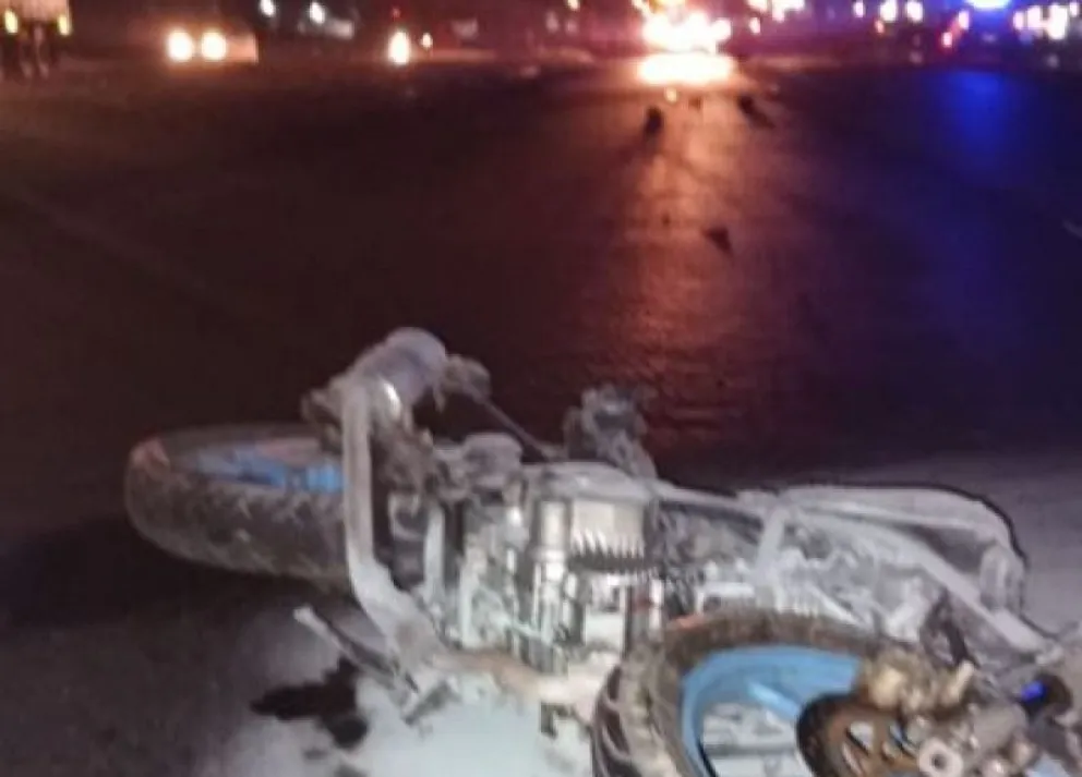 Motociclista resultó gravemente herido tras accidentarse en Ruta 226