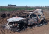 Hallaron un vehículo totalmente incinerado y con pedido de secuestro activo en zona rural