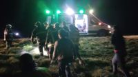 Impactante vuelco en la ruta 205 movilizó a los servicios de emergencia de Bolívar