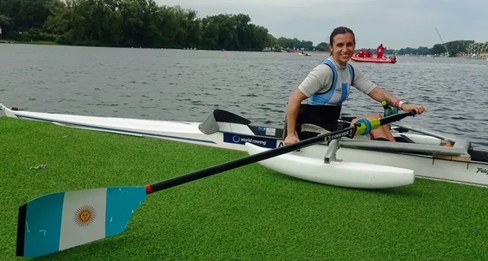 Brenda Sardón luego de su primera participación en el Mundial de Remo en Serbia: "Se sintió lindo"