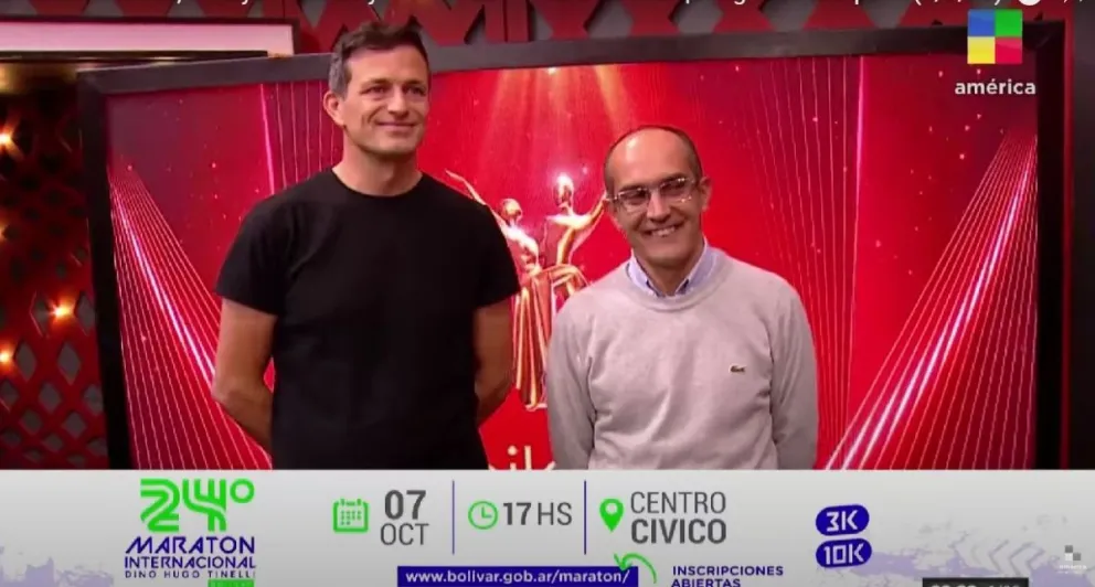 Marcos Pisano y Bali Bucca acompañaron a Marcelo Tinelli en Bailando por un Sueño