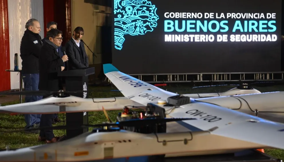 Cómo funcionan los drones para la policía rural que presentó el gobierno bonaerense
