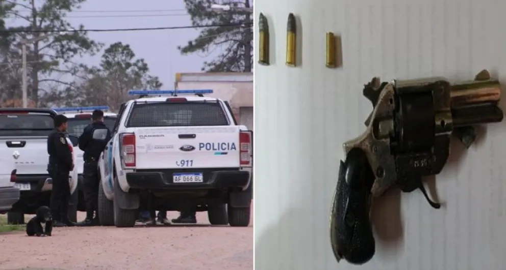 Secuestraron un arma de fuego y municiones tras allanamientos en dos domicilios de Bolívar