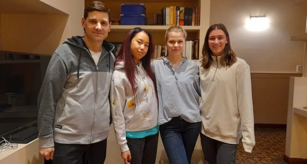 Intercambistas de Estados Unidos, Bélgica y Alemania llegaron a Bolívar: "La gente es muy simpática"