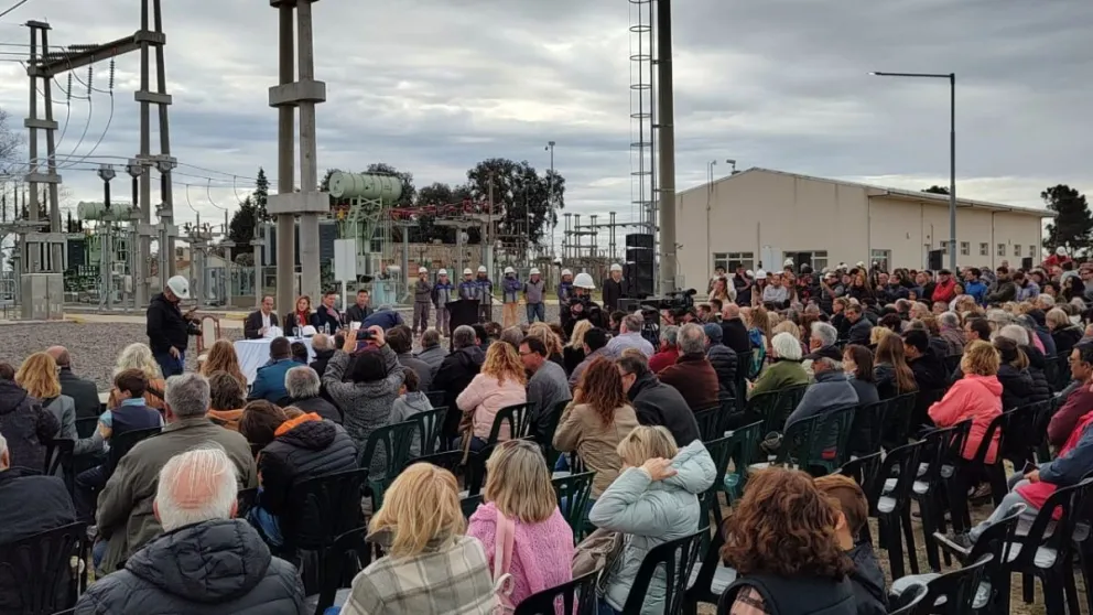 Se realizó la inauguración de la Línea 132 y la nueva Estación Transformadora