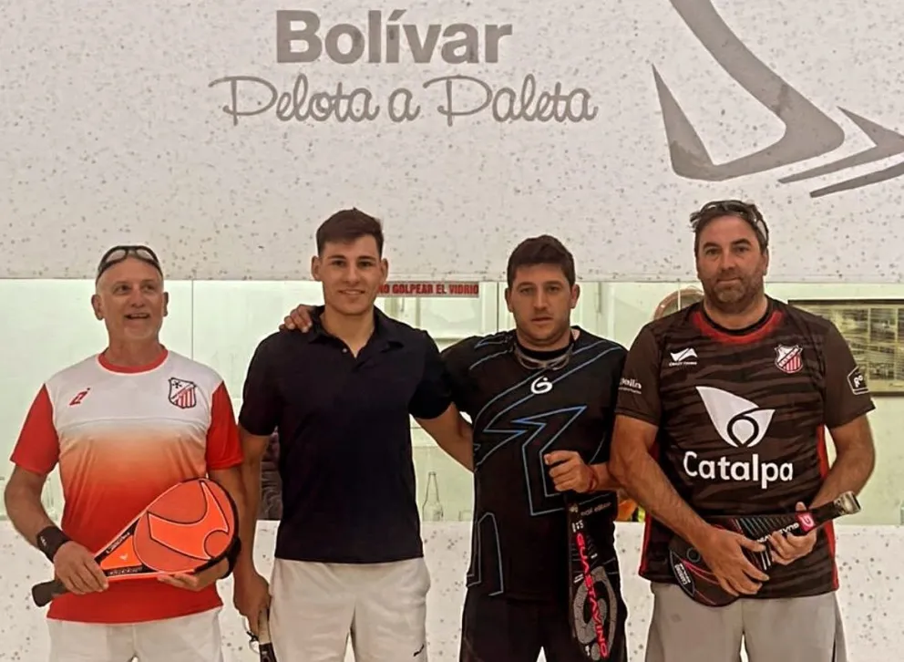 Pelota paleta: más de 60 parejas protagonizan el torneo interno de Empleados de Comercio