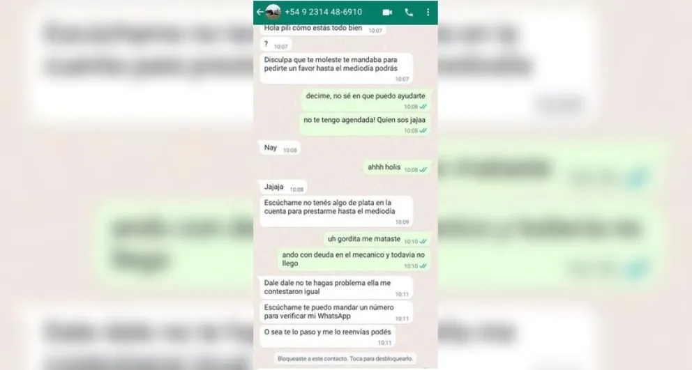 Quiso pedir un envío a domicilio a una farmacia y le hackearon su cuenta de WhatsApp