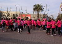 Fotogalería: caminata y actividades recreativas para la concientización sobre el cáncer de mama