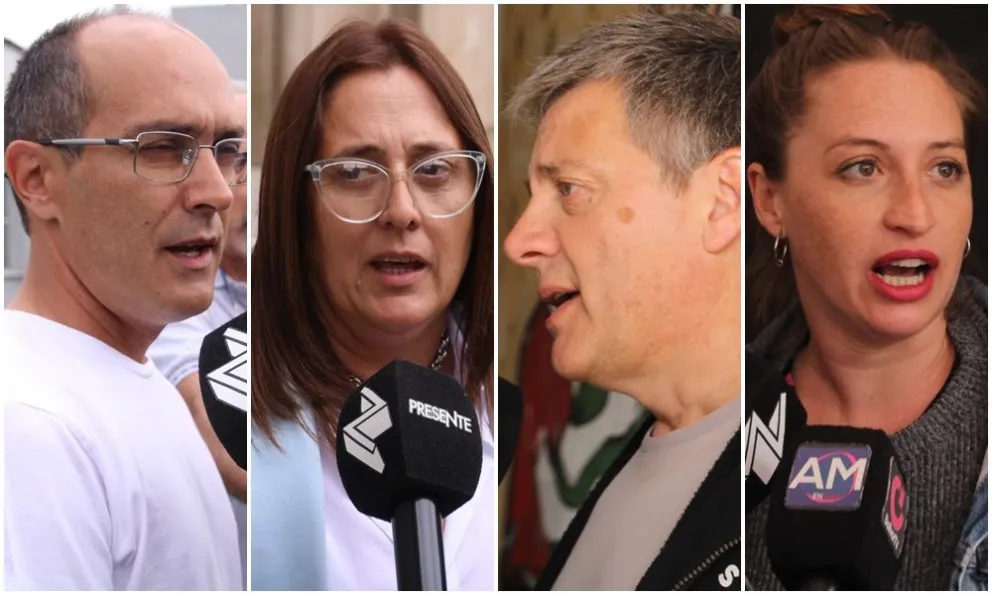 Votados: qué dijeron los candidatos a intendente de Bolívar al ingresar al cuarto oscuro