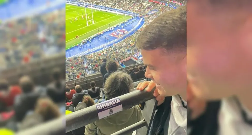 Nacho Miramón fue a ver a Los Pumas y demostró su cariño intacto a Gimnasia 