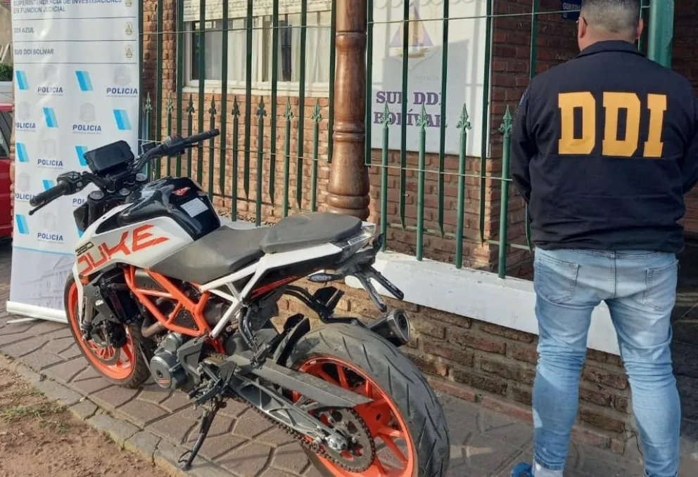 Secuestraron en Bolívar una motocicleta de alta gama: los detalles del operativo policial