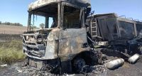 El impactante video de la explosión de un camión cerca de Azul