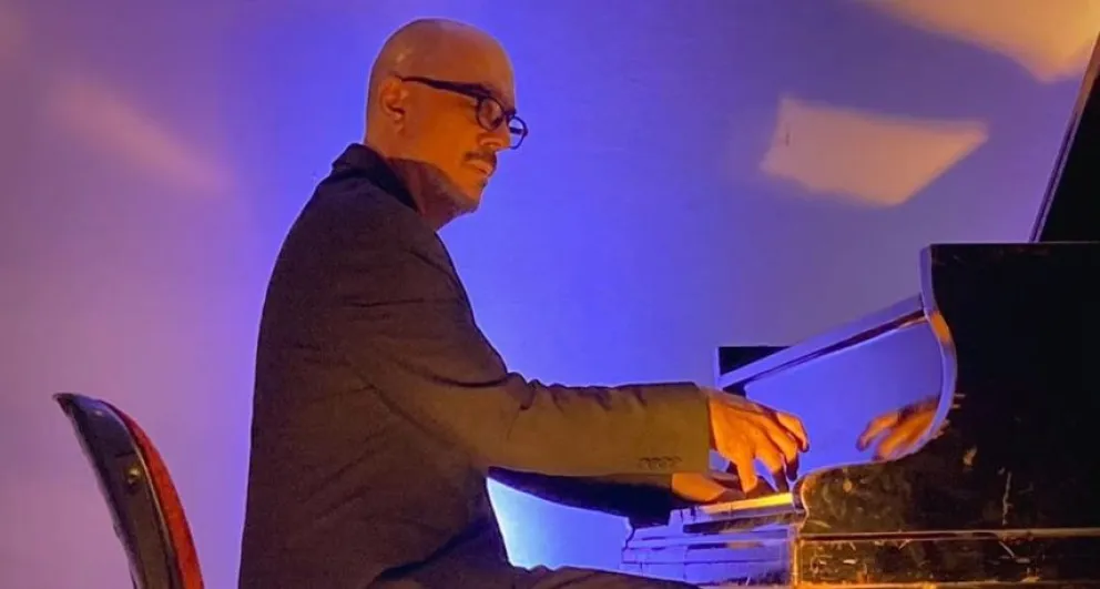 Facundo Ramírez desembarcó en Bolívar para presentar su flamante Piano Argentino
