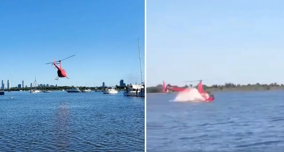 Comandaba un helicóptero y falleció tras caer en el Río Paraná, en una localidad bonaerense