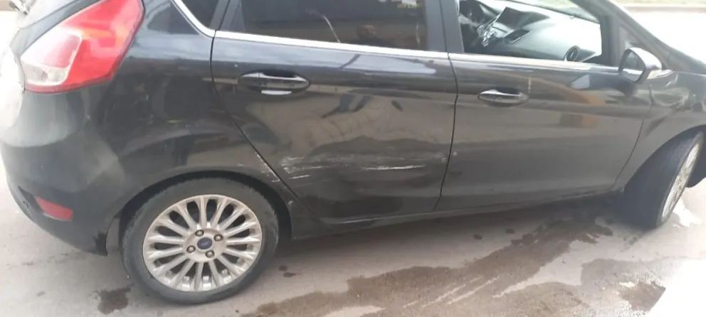 En pleno centro: dos automóviles colisionaron sobre avenida San Martín