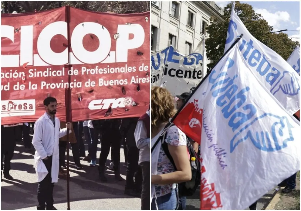 Fuertes cuestionamientos de gremios estatales con representación en Bolívar a medidas de Milei