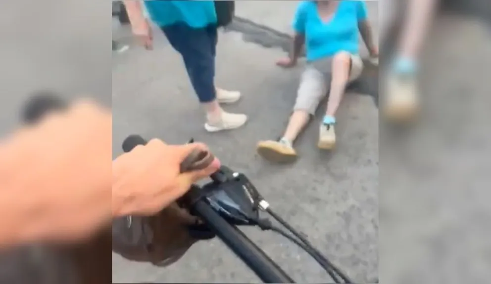 Habló la mujer atropellada a la que le robaron la cartera: "No me voy a olvidar nunca"