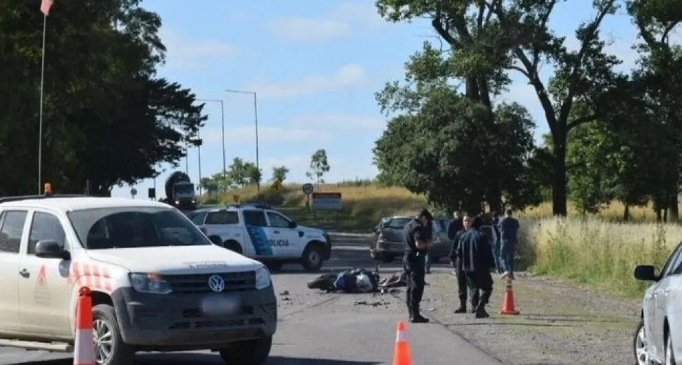 Accidente fatal en Olavarría: un motociclista falleció tras una colisión en Ruta 51