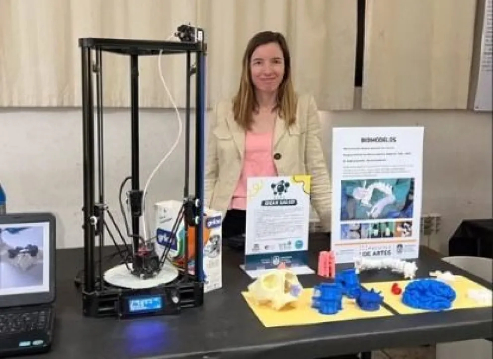 Valeria Sararols, la diseñadora industrial bolivarense que fabricó modelos para cirugías de alta complejidad: "Es muy gratificante mejorar la vida de los pacientes"