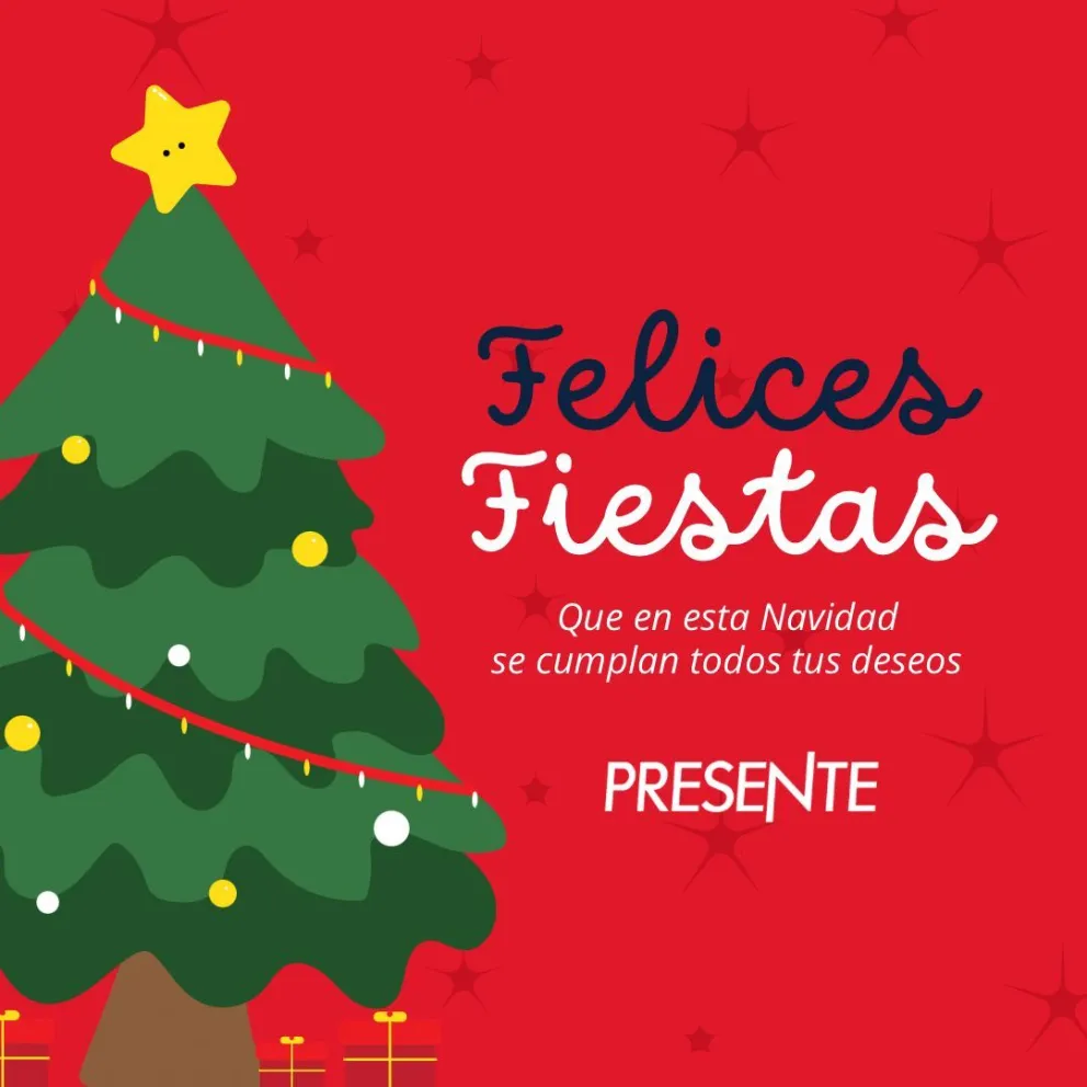 Nuestro deseo es que levantemos las copas y brindemos por una Feliz Navidad