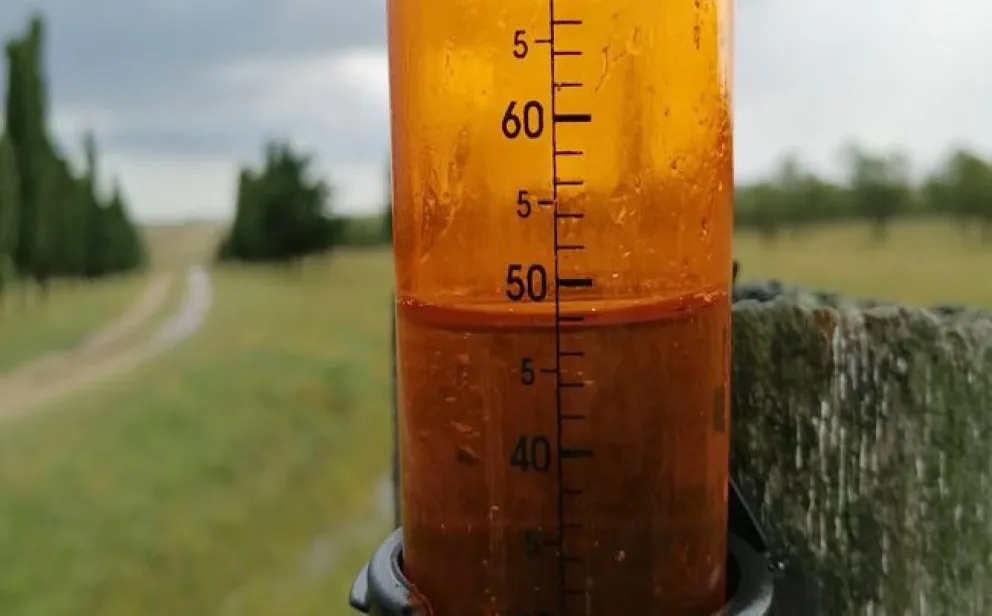 El acumulado de lluvias de los últimos días en Bolívar y la zona superó los 100 milímetros