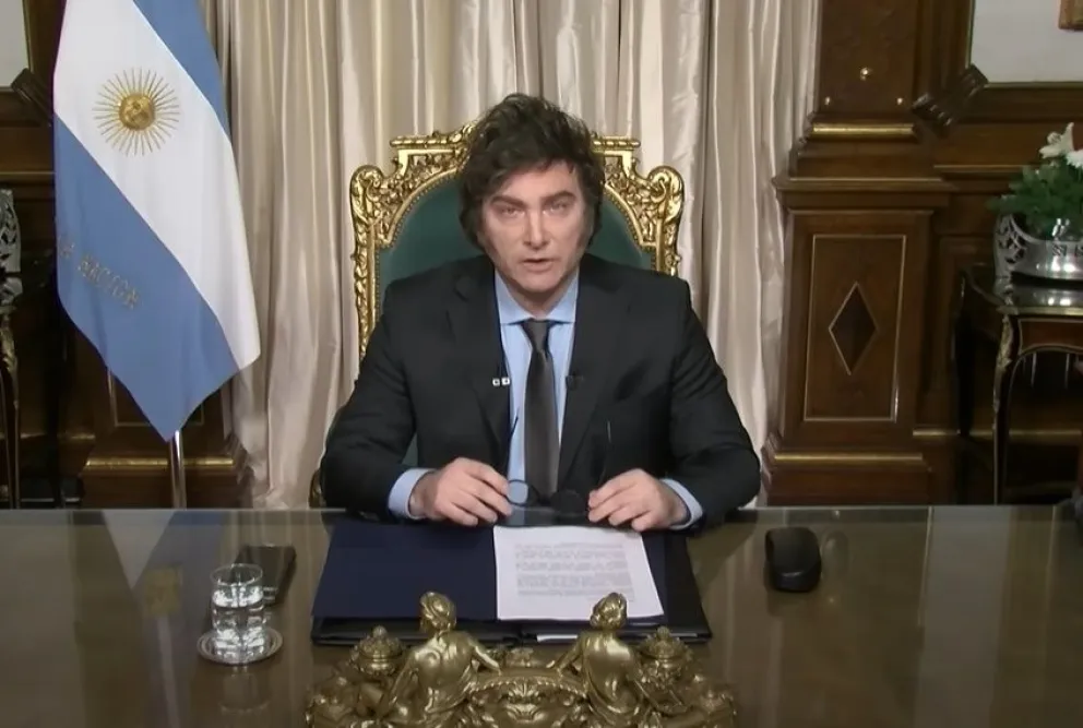 Milei volvió a advertir que el 2024 será "muy duro" y defendió su plan de ajuste