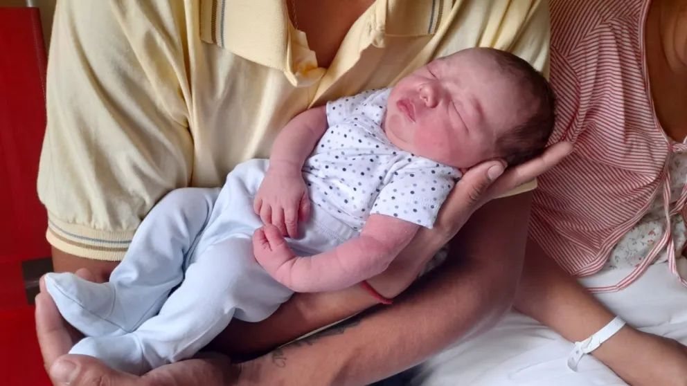 Nació el primer bebé del 2024 en Bolívar: cómo se llama y quiénes son sus padres