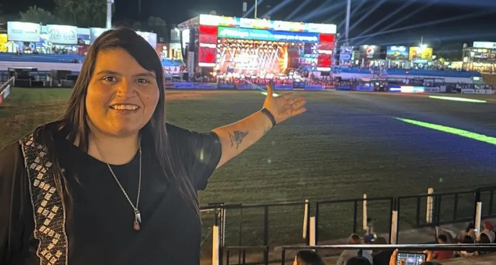 Daiana Colamarino cantó por primera vez en Jesús María: “Cumplí otro de mis tantos sueños”