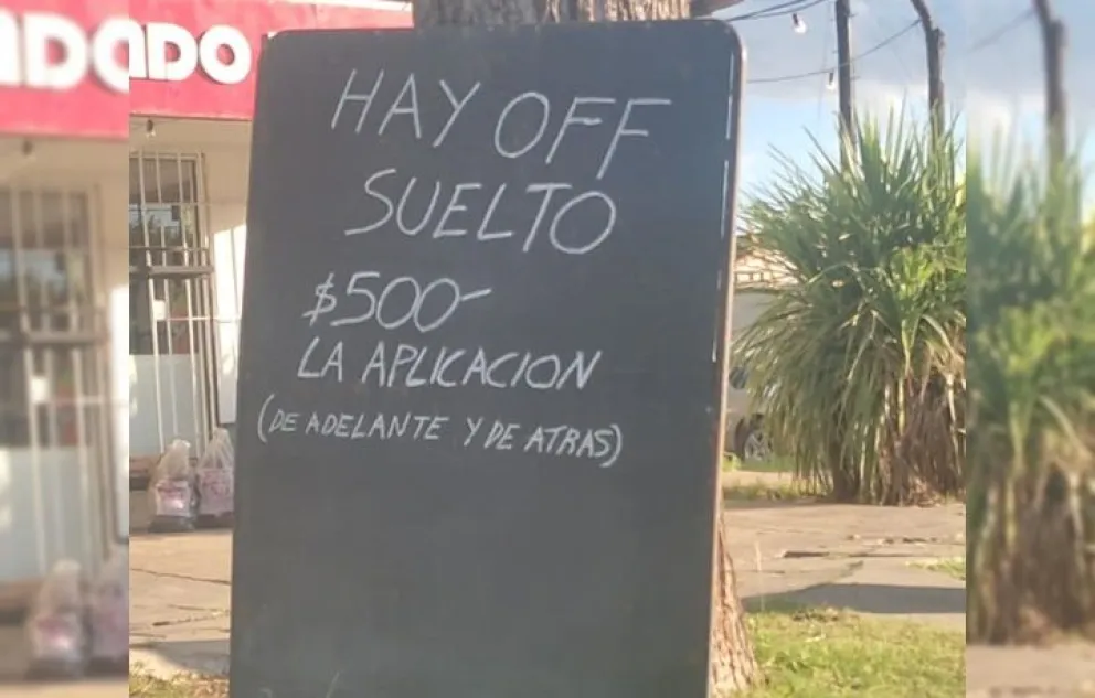 Un almacenero de Azul se hizo viral por vender repelente suelto y al paso