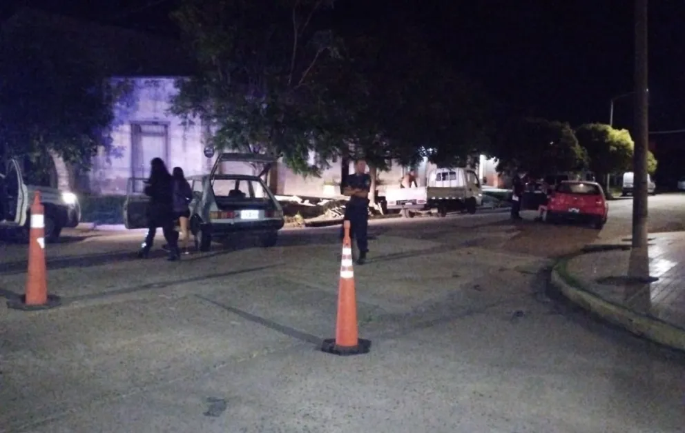 Un joven hospitalizado tras una colisión vehicular en Balcarce y Ameghino