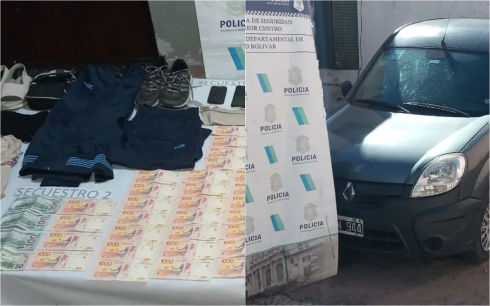 Policía aprehendió a dos personas por un robo perpetrado en la ciudad de Bolívar