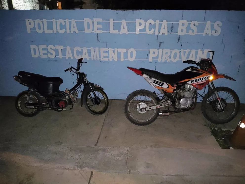 Operativo "antirruido" en Pirovano: secuestraron motos con escapes no reglamentarios
