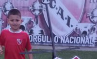 Lanzan una rifa para apoyar a Zarek Martínez, el bolivarense de 9 años que juega en Independiente