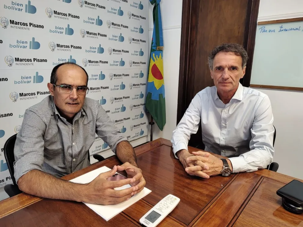 Katopodis pasó por Bolívar y advirtió por las obras paradas: "Lo que sigue es desempleo"