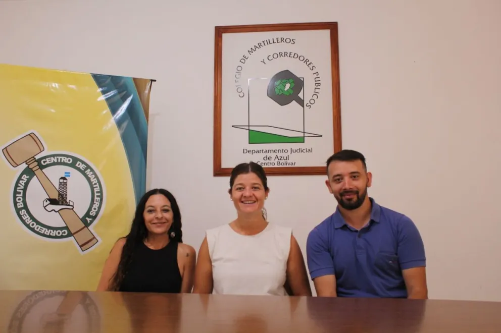 El Centro de Martilleros de Bolívar eligió autoridades y nuevas camadas se pusieron al frente