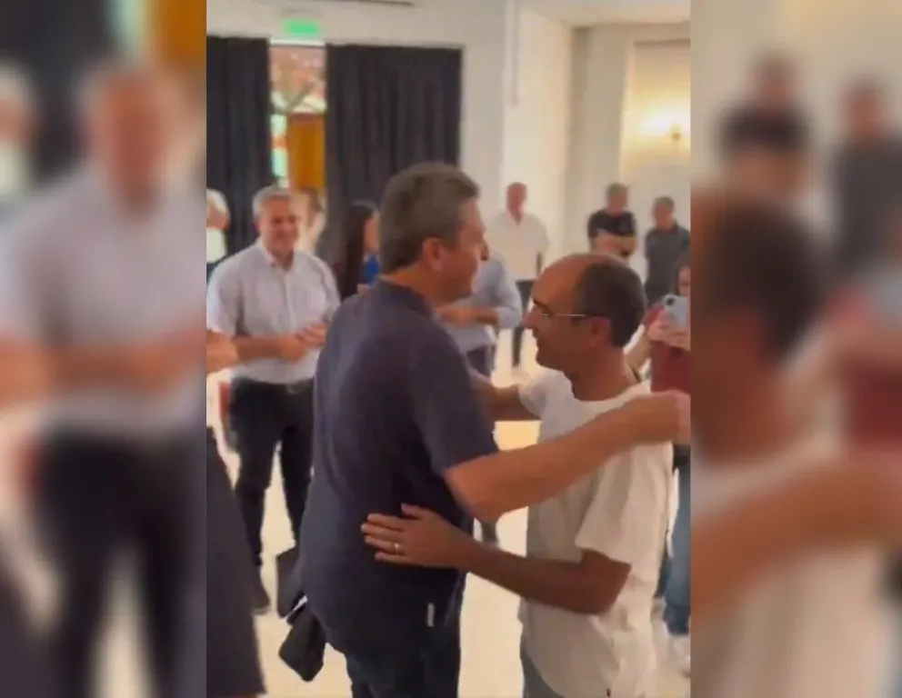 Massa y Pisano se reencontraron en Roque Pérez durante una cumbre del Frente Renovador