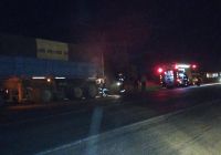 Un camión sufrió un principio de incendio cerca de la rotonda de Bolívar