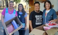 La iniciativa solidaria de un joven ayudó con útiles a cinco escuelas de Bolívar