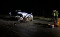 Violento accidente en Ruta 205 deja como saldo un hombre hospitalizado
