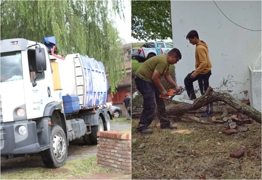 Continúan los trabajos para normalizar la situación de las escuelas tras la tormenta