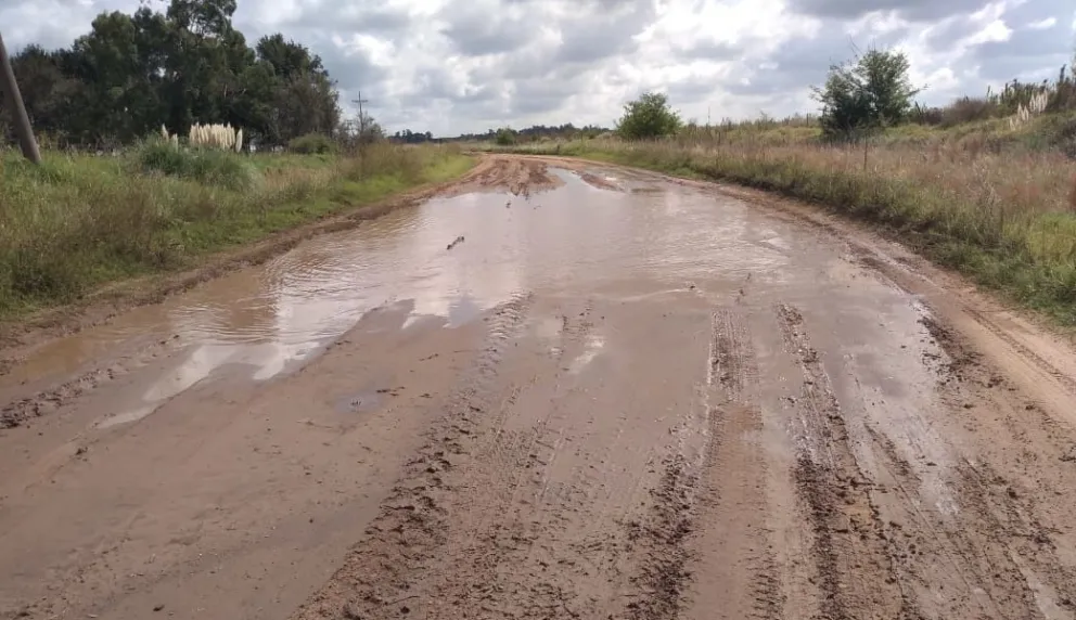 Paraje Mira-Mar: una semana sin ir a la escuela por el estado de los caminos